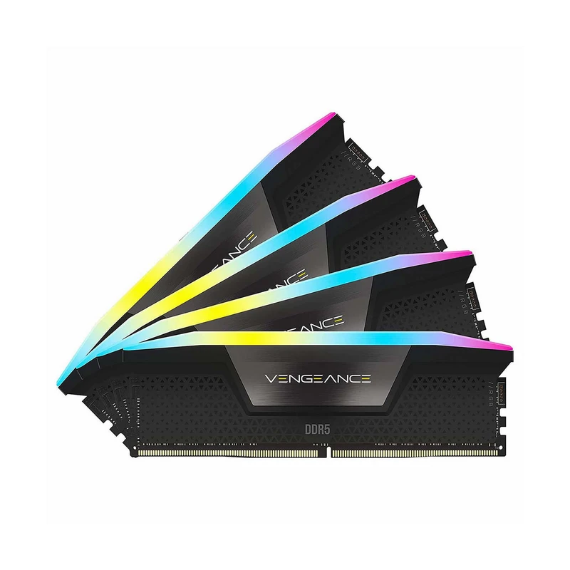 رم کورسیر مدل VENGEANCE RGB  16GBx2 5600MHZ CL36 DDR5 ظرفیت 32 گیگابایت